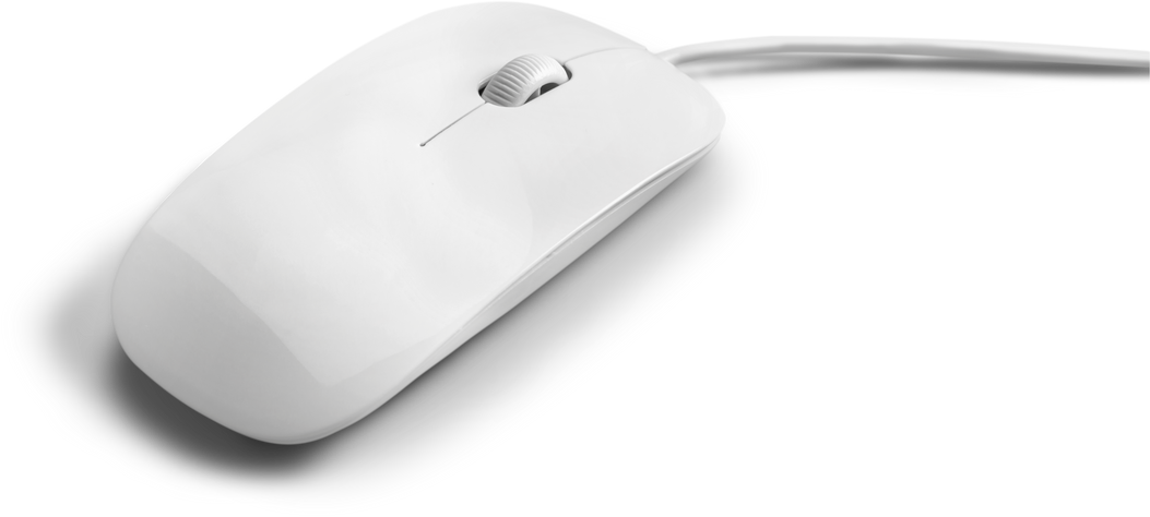 Cutout of a Computer Mouse